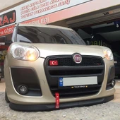 Fiat Doblo 3 2011-2014 Uyumlu H lip Esnek Ön Lip 2 Parça Karlık Ön Ek Tampon Altı Dil thumbnail 5