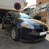 Fiat Punto 2005-2018 Uyumlu H lip Esnek Ön Lip 2 Parça Karlık Ön Ek Tampon Altı Dil thumbnail 6