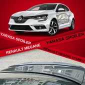 Renault Megane 4 Sedan Kasa Uyumlu Yarasa Bagaj Üstü Spoiler Piano Black thumbnail 1