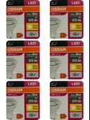 (6 Adet) Osram 6.9W (80W) 2700K (Sarı Işık) GU10 Duylu Led Spot Ampul - 1