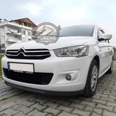 Citroen C Eleysee 2013-2023 Uyumlu H lip Esnek Ön Lip 2 Parça Karlık Ön Ek Tampon Altı Dil thumbnail 4