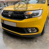 Dacia Logan MCV 2013-2020 Uyumlu H lip Esnek Ön Lip 2 Parça Karlık Ön Ek Tampon Altı Dil thumbnail 9