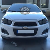 Chevrolet Aveo 2010-2013 Uyumlu H lip Esnek Ön Lip 2 Parça Karlık Ön Ek Tampon Altı Dil thumbnail 1