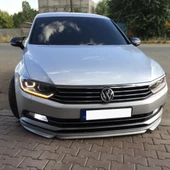 Volksvogen Passat B8 2015- 2023 arası tüm  modellere uygun Batman Yarasa Ayna Kapağı Piano Black Abs Plastik - 4