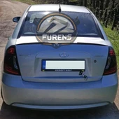 Hyundai Accent Era Bagaj Üstü Yarasa Spoiler Bagaj Çıtası Piano Black thumbnail 2