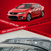 Kia Cerato  Piano Black Bagaj Üstü Yarasa Spoiler Bagaj Çıtası thumbnail 1