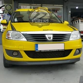 Dacia Logan MCV 2008-2012 Uyumlu H lip Esnek Ön Lip 2 Parça Karlık Ön Ek Tampon Altı Dil thumbnail 1