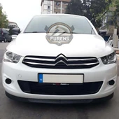 Citroen C Eleysee 2013-2023 Uyumlu H lip Esnek Ön Lip 2 Parça Karlık Ön Ek Tampon Altı Dil thumbnail 3