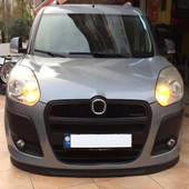 Fiat Doblo 3 2011-2014 Uyumlu H lip Esnek Ön Lip 2 Parça Karlık Ön Ek Tampon Altı Dil thumbnail 8