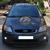 Ford C-Max 2003-2010 Uyumlu H lip Esnek Ön Lip 2 Parça Karlık Ön Ek Tampon Altı Dil thumbnail 1