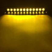 12 Ledli 15 Modlu Vantuzlu Turuncu Çakar Lamba Traktör Kamyonet Foklift Çakmaklık Girişli - 2