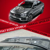 Fiat Egea Bagaj Üstü Slim Yarasa Spoiler Parlak Siyah thumbnail 1