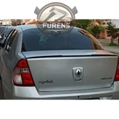 Renault Clio 2 Bagaj Üstü Slim Yarasa Spoiler Parlak Siyah Piano Black 2001-2008 - 2