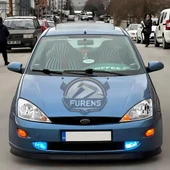 Ford Focus 1 1999-2004 Uyumlu H lip Esnek Ön Lip 2 Parça Karlık Ön Ek Tampon Altı Dil thumbnail 1