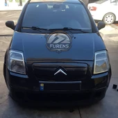 Citroen C2 2003-2009 Uyumlu H lip Esnek Ön Lip 2 Parça Karlık Ön Ek Tampon Altı Dil - 1