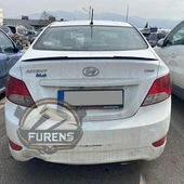 Hyundai Accent Blue Bagaj Üstü Slim Yarasa Spoiler Parlak Siyah thumbnail 3