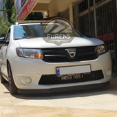 Dacia Logan MCV 2013-2020 Uyumlu H lip Esnek Ön Lip 2 Parça Karlık Ön Ek Tampon Altı Dil thumbnail 7