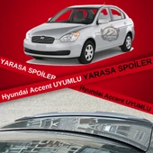 Hyundai Accent Era Bagaj Üstü Yarasa Spoiler Bagaj Çıtası Piano Black thumbnail 1