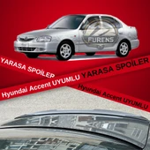 Hyundai Accent Admira Milenyum Bagaj Üstü Yarasa Spoiler Piano Black Bagaj Üstü Spoyler - 1