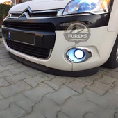 Citroen Berlingo 2009-2018 Uyumlu H lip Esnek Ön Lip 2 Parça Karlık Ön Ek Tampon Altı Dil - 12