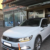 Volksvogen Passat B8 2015- 2023 arası tüm  modellere uygun Batman Yarasa Ayna Kapağı Piano Black Abs Plastik - 7