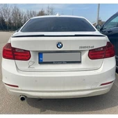 Bmw F30 318 320 325 330 Bagaj Üstü Yarasa Spoiler Piano Black thumbnail 2