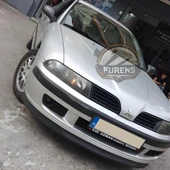 Mitsubishi Carisma 1998-2005 Uyumlu H lip Esnek Ön Lip 2 Parça Karlık Ön Ek Tampon Altı Dil thumbnail 2