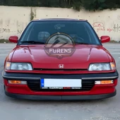 Honda Civic EF 1990-1995 Uyumlu H lip Esnek Ön Lip 2 Parça Karlık Ön Ek Tampon Altı Dil - 1