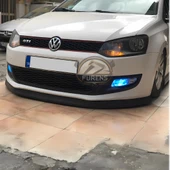Volkswagen Polo 2009-2017 6r 6c Uyumlu H lip Esnek Ön Lip 2 Parça Karlık Ön Ek Tampon Altı Dil thumbnail 1
