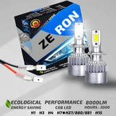 ZERON Performance Series H881 Led Xenon Şimşek Etkili Led Xenon Led Ampul thumbnail 1