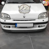 Renault Clio 1 1995-1998 Uyumlu H lip Esnek Ön Lip 2 Parça Karlık Ön Ek Tampon Altı Dil thumbnail 3