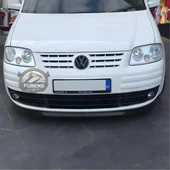 Volkswagen Caddy mk3 2005-2010 Uyumlu H lip Esnek Ön Lip 2 Parça Karlık Ön Ek Tampon Altı Dil - 5