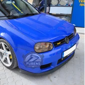 Volkswagen Golf 4 1997-2003 Uyumlu H lip Esnek Ön Lip 2 Parça Karlık Ön Ek Tampon Altı Dil thumbnail 3