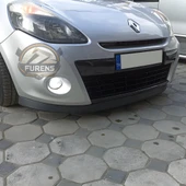 Renault Clio 3 2007-2013 Uyumlu H lip Esnek Ön Lip 2 Parça Karlık Ön Ek Tampon Altı Dil thumbnail 10