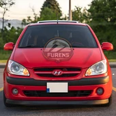 Hyundai Getz 2001-2011 Uyumlu H lip Esnek Ön Lip 2 Parça Karlık Ön Ek Tampon Altı Dil thumbnail 1