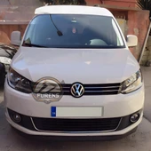 Volkswagen caddy mk3,5 2010-2015 Uyumlu H lip Esnek Ön Lip 2 Parça Karlık Ön Ek Tampon Altı Dil thumbnail 1