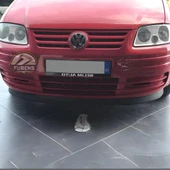 Volkswagen Caddy mk3 2005-2010 Uyumlu H lip Esnek Ön Lip 2 Parça Karlık Ön Ek Tampon Altı Dil - 6