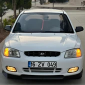 Hyundai Accent Yumurta Kasa 2002-2007 Uyumlu H lip Esnek Ön Lip 2 Parça Karlık Ön Ek Tampon Altı Dil thumbnail 1