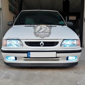 Renault 9-11 Broadway Uyumlu H lip Esnek Ön Lip 2 Parça Karlık Ön Ek Tampon Altı Dil thumbnail 1