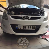 Hyundai İ20 2008-2014 Uyumlu H lip Esnek Ön Lip 2 Parça Karlık Ön Ek Tampon Altı Dil thumbnail 7