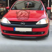 Opel Corsa C 2000-2006 Uyumlu H lip Esnek Ön Lip 2 Parça Karlık Ön Ek Tampon Altı Dil thumbnail 4