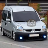 Renault Kangoo 1 1998-2007 Uyumlu H lip Esnek Ön Lip 2 Parça Karlık Ön Ek Tampon Altı Dil thumbnail 1