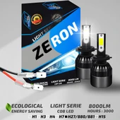 ZERON Light Series H881 Led Xenon Şimşek Etkili Led Xenon Led Ampul thumbnail 1
