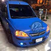 Opel Combo 2002-2014 Uyumlu H lip Esnek Ön Lip 2 Parça Karlık Ön Ek Tampon Altı Dil - 4