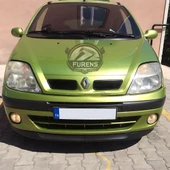 Renault  Scenic 2 2003-2009 Uyumlu H lip Esnek Ön Lip 2 Parça Karlık Ön Ek Tampon Altı Dil thumbnail 1