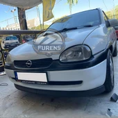 Opel Corsa B 1993-2000 Uyumlu H lip Esnek Ön Lip 2 Parça Karlık Ön Ek Tampon Altı Dil thumbnail 4