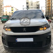 Peugeot Rifter 2018-2024 Uyumlu H lip Esnek Ön Lip 2 Parça Karlık Ön Ek Tampon Altı Dil - 3