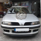 Mitsubishi Carisma 1998-2005 Uyumlu H lip Esnek Ön Lip 2 Parça Karlık Ön Ek Tampon Altı Dil thumbnail 1