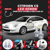 Citroen C4 2012-2017 Uzun Far Uyumlu Şimşek Etkili Led Xenon Performance Series H7 thumbnail 6