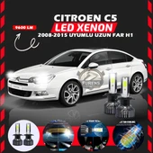 Citroen C5 2008-2015 Uzun Far Uyumlu Şimşek Etkili Led Xenon Pro Series H1 thumbnail 7